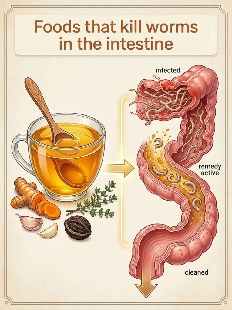 7 Foods That Kill Worms in the Intestine ** WATCH OUT
